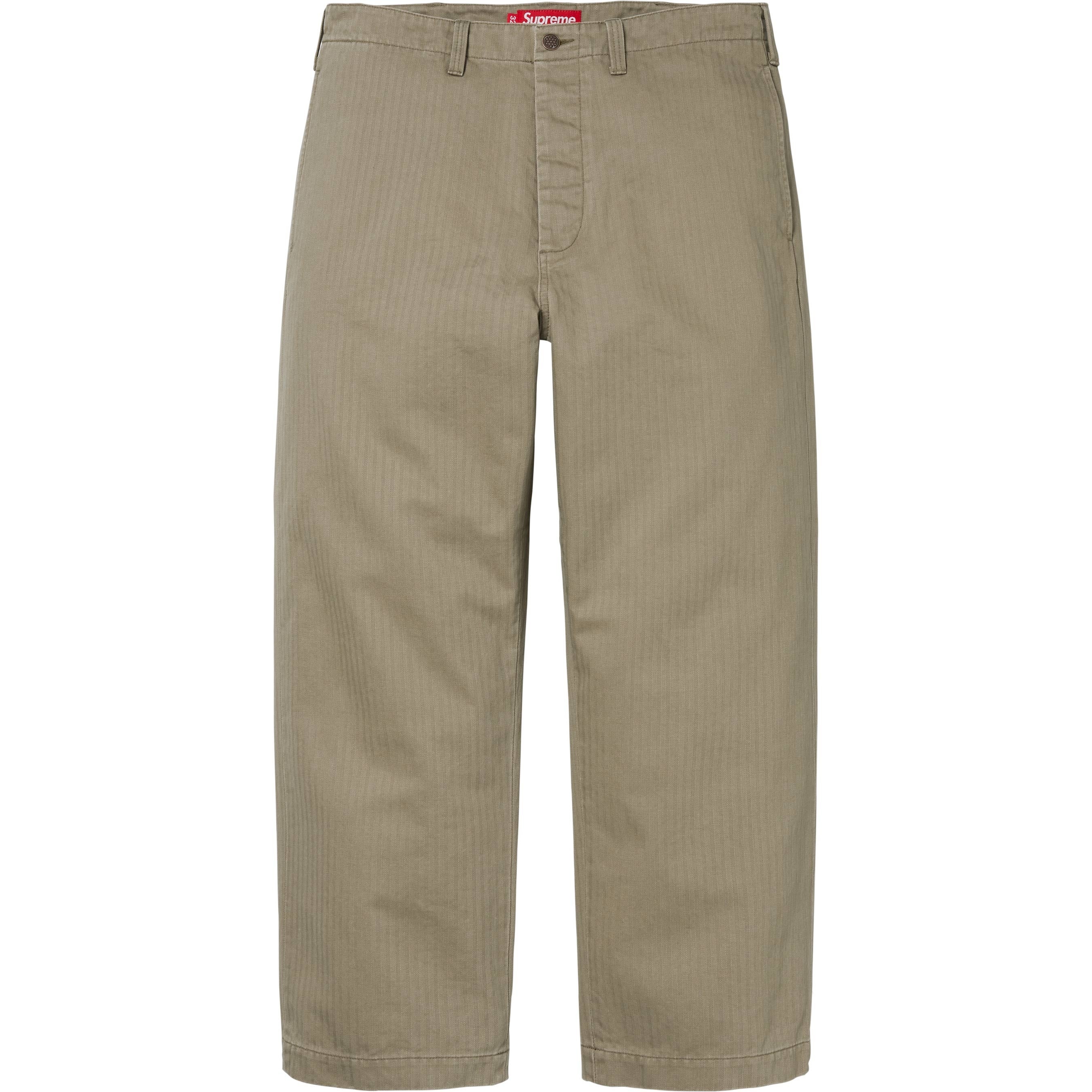 Washed Herringbone Chino Pant view 8